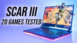 ASUS Scar III G531GW Gaming Benchmarks - 20 Games Tested