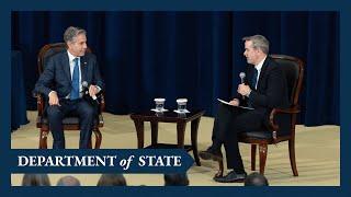 Secretary Blinken participates in “A Conversation on Artificial Intelligence AI at State”