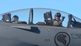 Fighter Jets on the Flight Line at Tyndall Air Force Base Florida