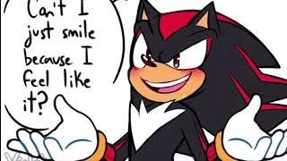 Shadow is so happy for a reason Sonic Comic Dub