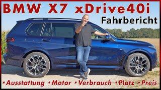 BMW X7 im Test - Das PLUS an Komfort & Platz oder einfach Groß?  Test Review Fahren Deutsch 2023