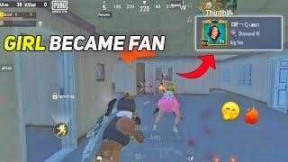 ThiS GIRL BECAME MY FAN ️ AFTER FIGHT  GUJJAR X - PUBG MOBILE LITE BGMI LITE