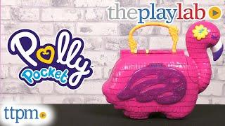 Polly Pocket Flamingo Party Playset from Mattel  Play Lab