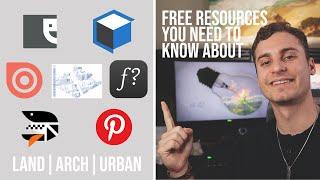 FREE Resources You Need To Be Using In Landscape ArchitectureArchitectureUrban Design