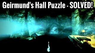 Geirmunds Hall Puzzle SOLVED - Forbidden Legend Quest  Skyrim Remastered