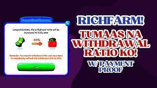 RICHFARM Pataasin Ang WITHDRAWAL RATIO LEGIT  Legit Earning App 2023