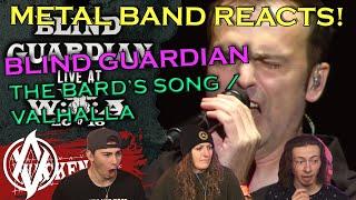 Blind Guardian - The Bards Song  Valhalla Live REACTION  Metal Band Reacts *REUPLOADED*