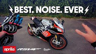 Aprilia RSV4 RF Ltd. Edition  Best. Noise. Ever.