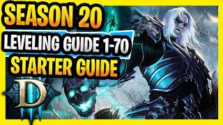 Diablo 3 Season 20 Leveling and Starting Guide 1-70 2.6.8 D3 Season 20 Guide All Classes Leveling