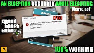 GTA V ERROR FIX - SCRIPT HOOK V CORE  AN EXCEPTION OCCURRED WHILE EXECUTING