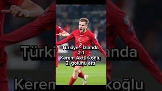 Kerem Aktürkoğlu 2. Golünü attı Türkiye İzlanda