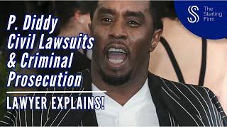 ️ P. Diddy Civil Lawsuits & Criminal Prosecution  Lawyer Explains #law