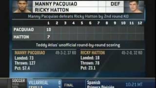 Manny Pacquiao vs. Ricky Hatton Highlights ESPNNEWS