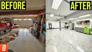Building a Showroom Style Garage COMPLETE TRANSFORMATION