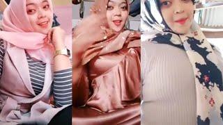 TREND HIJAB STYLE SARAH JILBOB KETAT PINK TRANSPARAN