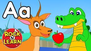 Animals ABC Phonics Song for Kids  Two Animals for Each Letter of the Alphabet  Rock ’N Learn