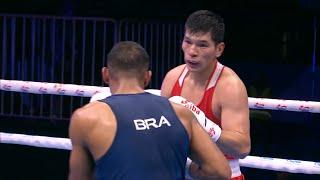 Day 6 80kg ORALBAY Nurbek KAZ vs   FILHO Isaias BRA  AIBA WCHs 2021