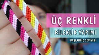 Easy Colorful Friendship Bracelet Tutorial For Beginners DIY