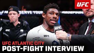 Joaquin Buckley Post-Fight Interview  UFC Atlantic City