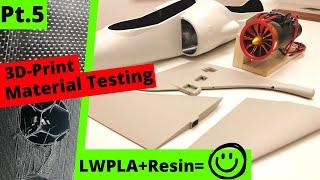 LW PLA Stress Test  Reinforcing and Painting 3D Printed Parts  RC Harrier