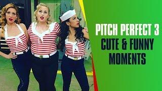 Anna Camp Singing Belle Little Town  Pitch Perfect 3 Cast Cute & Funny Moments On The Set