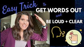 Easy Trick  Get Your Words Out  Aphasia   Loud + Clear with Parkinsons