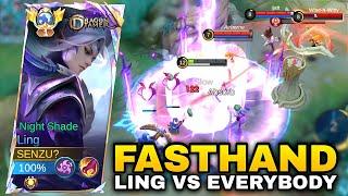 LING VS EVERYBODY  19 KILL 0 DEATH  PERFECT ROTATION LING GAMEPLAY Top Global Mobile Legends