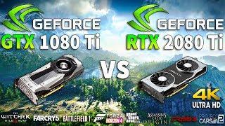 RTX 2080 Ti vs GTX 1080 Ti Test in 8 Games 4K i7 8700k