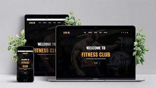 Html & Css Responsive Website - Fitness Club