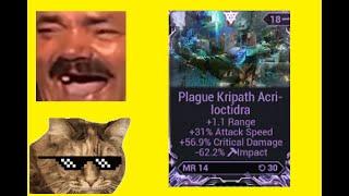 Plague Kripath God  Godly Riven Testing Warframe 2020