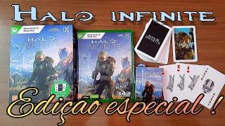 Halo infinite edição exclusiva do Brasilunboxing em detalhes.