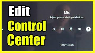 How to Edit the Quick Menu or Control Center on The PS5 Hidden Controls