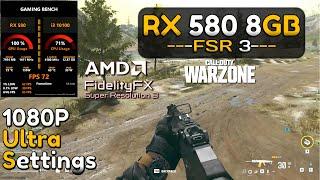 RX 580 - Cod Warzone 3 - Official AMD FSR 3 Frame Generation