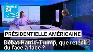 Présidentielle américaine  débat Harris-Trump que retenir du face à face ? • FRANCE 24