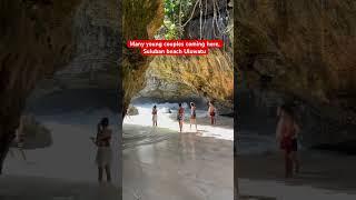 Suluban beach Uluwatu Bali #sulubanbeach #uluwatu #shorts