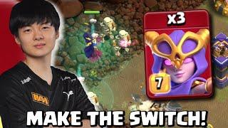 NAVI STARs says SUPER Witches ARE THE META in New Hard Mode Clash of Clans