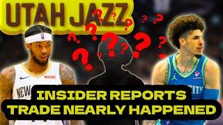 UTAH JAZZ INSIDER Reports Very Good Player Was Nearly Traded There.