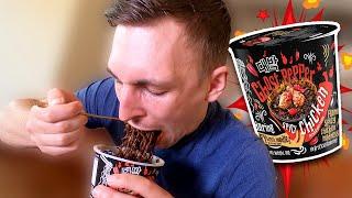 Worlds Spiciest Instant Noodles?  Daebak Ghost Pepper Noodles Challenge  WheresMyChallenge