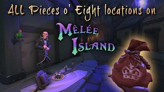 All Pieces o Eight Locations in The Journey to Mêlée Island Tall Tale  Sea of Thieves
