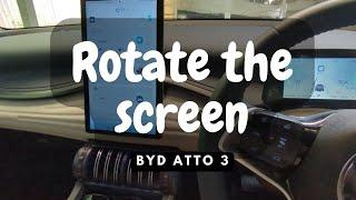 BYD Atto 3 - How to rotate the screen