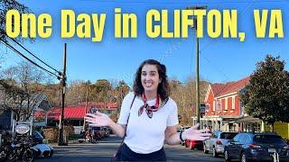 Things To Do in CHARMING Northern VA Small Town  CLIFTON VA vlog