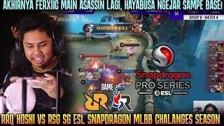 AKHIRNYA HAYABUSA FERXIIC KELUAR 9 MENIT END LAGI GAME 2 RRQ HOSHI VS RSG SG ESL MLBB