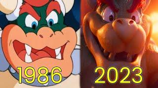 Evolution of Bowser in Movies & TV 1986-2023