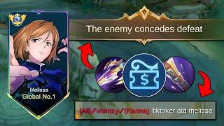 I TRY THIS NEW EMBLEM MELISSA AND I DIDNT EXPECT THE RESULT enemy team was shocked 