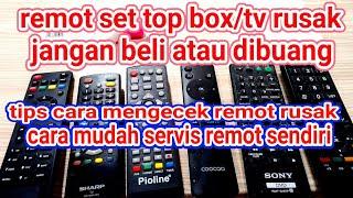 cara mudah servis remot set top boxtvremot set top boxremot tv