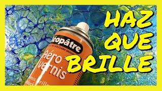  BRIGHT VARNISH the MOST EASY finish for a FLUID ACRYLIC PAINT