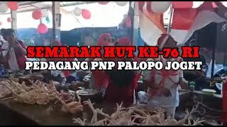 Intip Aksi Joget Pedagang di Palopo Semarakkan HUT ke-76 RI