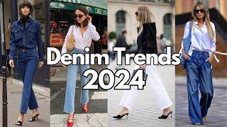 Top DENIM Trends 2024