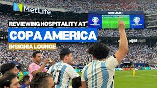 Copa America hospitality review  Insignia Lounge  The Padded Seat