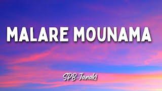 Malare Mounama Song Lyrics  Karnaa  Vidyasagar  SPB-Janaki